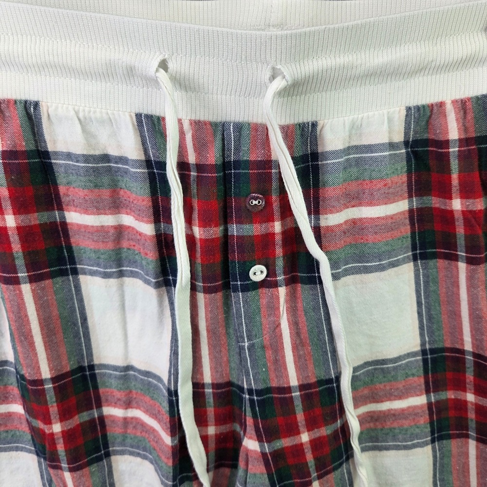 Stars Above Pajama Pants Womens XL Red Plaid Perfectly Cozy Flannel Joggers - Picture 2 of 8
